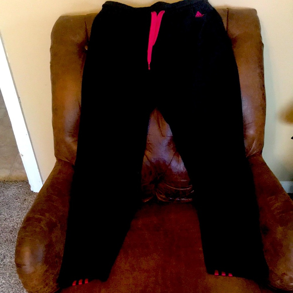 ADIDAS PANTS BLACK/PINK